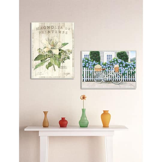 Stupell Industries Cape Cod Daisy Bike Wall Plaque